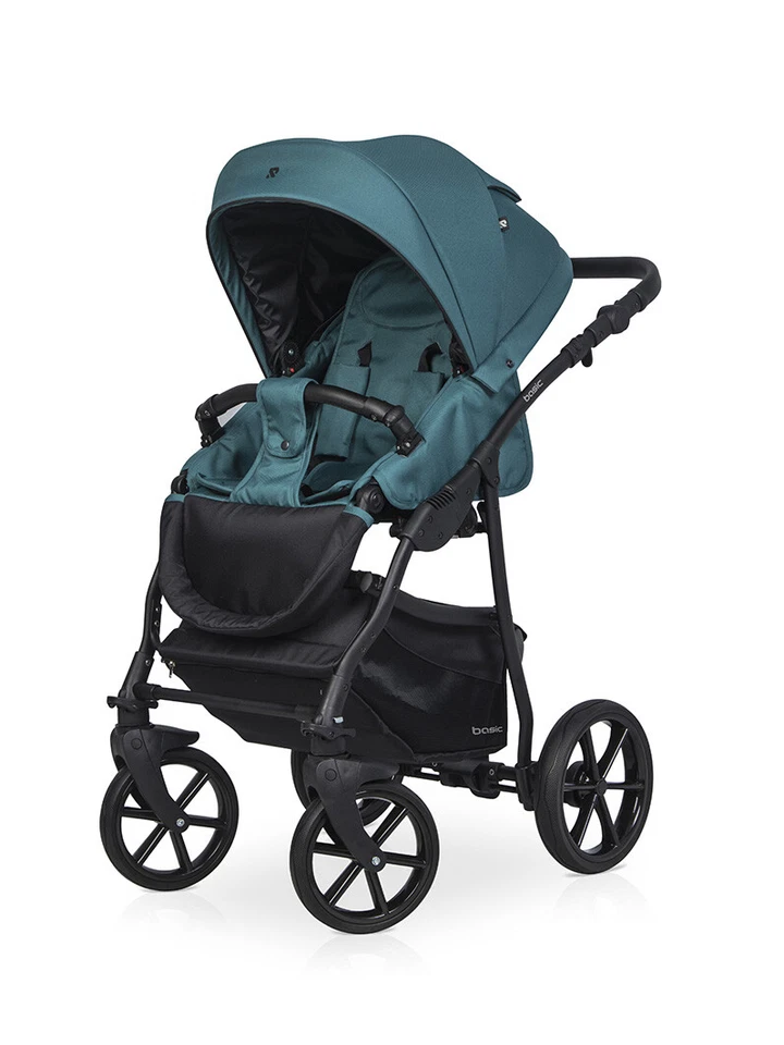 RIKO BASIC 2023 BABY PRAM STROLLER 2in1 CARRYCOT + PUSHCHAIR - Image 2 of 4