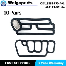 10 Sets Cylinder Head Solenoid Gasket VTEC For 2008-16 Honda Odyssey 15815R70A01