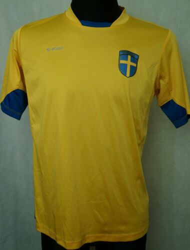 SOC SWEDEN FOOTBALL TEAM SHORT SLEEVE JERSEY TOP  SIZE S SMALL - Picture 1 of 10