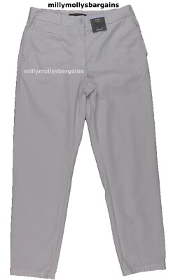 Blaue Damen-Chinohose von Marks and Spencer Größe 12 Zierliches Etikett FEHLER