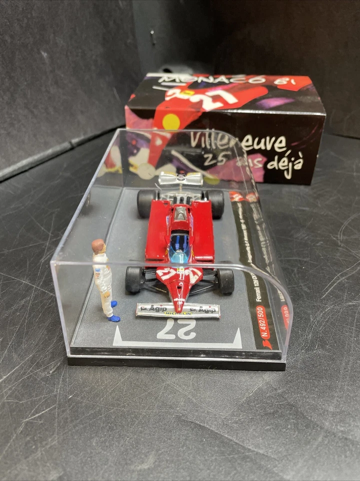 Brumm B 1/43 - F1 Ferrari 126 Ck Turbo Monaco Gp 1981 Villeneuve Limited Ed. 500 - Image 2 of 4