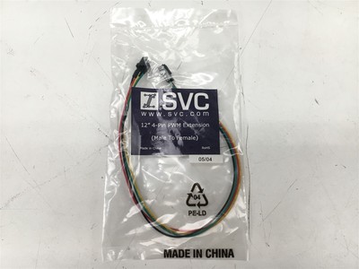 SVC 12'' 4-Pin PWM Extension Male to Female 