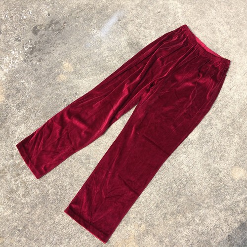 Vintage 70s Womens M'lady Velour Velvet 