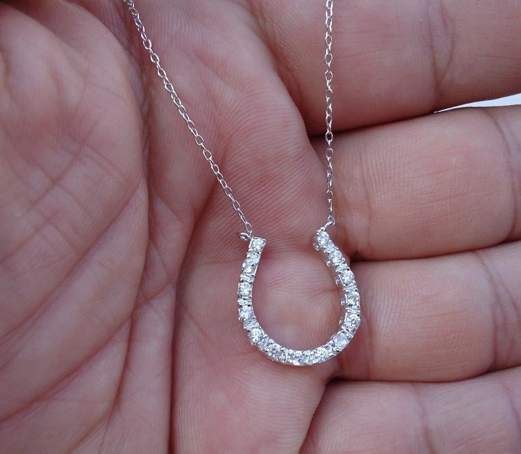 Colgante Caballo Con Herradura En Plata Fina 925 Con Cadena | Cuotas