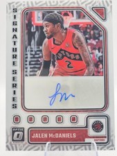 2023-24 NBA OPTIC Toronto RAPTORS Jalen McDANIELS SIGNATURE SERIES AUTO SS-MCD