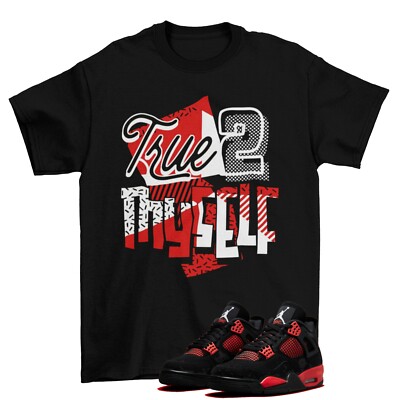 jordan 4 red thunder shirt