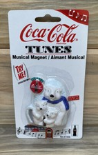 1997 Coca-Cola Tunes Musical Magnet Coca-Cola Polar Bears 51506 NEW Sealed