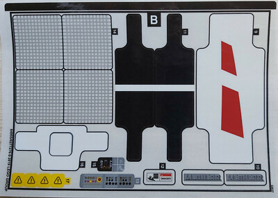 LEGO  Technic  Aufkleber Aufkleberbogen Sticker 42100 Liebherr Bagger R 9800 NEU