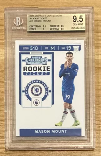 Mason Mount 2019-20 Panini Chronicles Contenders Rookie Ticket BGS 9.5