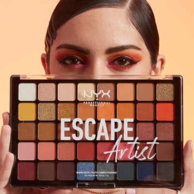 NYX Professional Make-up Lidschatten Palette 40 Farbtöne Escape Artist!