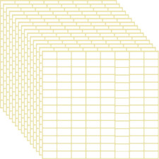 1680 Pcs Matte White Labels 20x10mm Blank Sticker Small Removable Price Labels..
