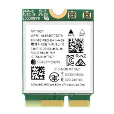 MediaTek MT7927 WiFi 7 M.2 NGFF Tri-band BT5.4 Laptop WiFi Card For Laptop/PC