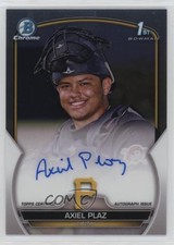 2023 Bowman Chrome Prospect Auto Axiel Plaz #CPA-APL Auto yj0