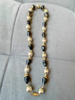Vintage onyx pearl gold plated ball gold plated spacers — photo 9