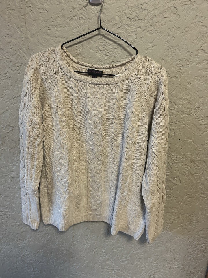 Women’s Cream/biege Cable Knit Jumper PN 1351