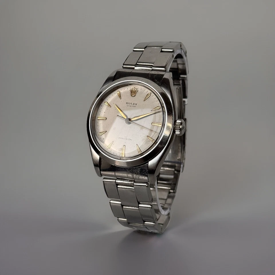 Rolex Oyster Precision 6422 Silver Dial 34mm Cal. 1210 Vintage Rare |||.57 1957 - Image 2 of 4