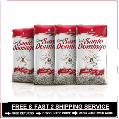 Santo Domingo Coffee, 16 oz Bag, Ground Coffee - Product from the Dominican Pack