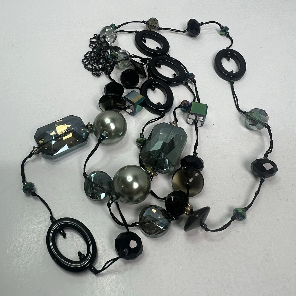 Красивый премьер дизайны изумруд остров длинный мульти форма станции ожерелье - Изображение 3 из 4