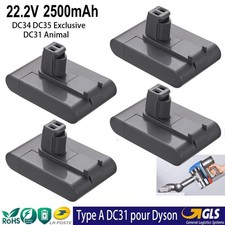 1-4 Batterie pour Dyson DC31 Animal DC34 DC35 Exclusive aspirateur 22.2V Type A