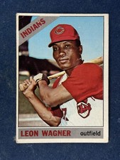 1966 Topps #65 Leon Wagner Cleveland Indians GOOD