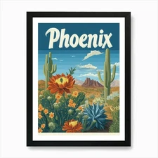 Aihrgdesign A Mid Century Modern Tr Framed Wall Art Poster Canvas Print Picture