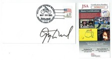 Greg LeMond JSA Signed Envelope Cachet 3 Time Tour De France Winner Auto