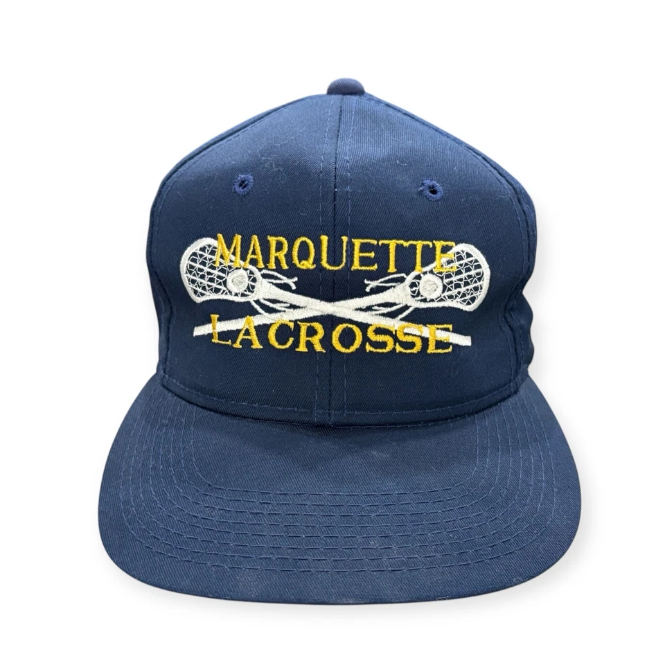Vintage Marquette Lacrosse The Game - Golden Eagles Hat Cap SnapBack - Image 2 of 4