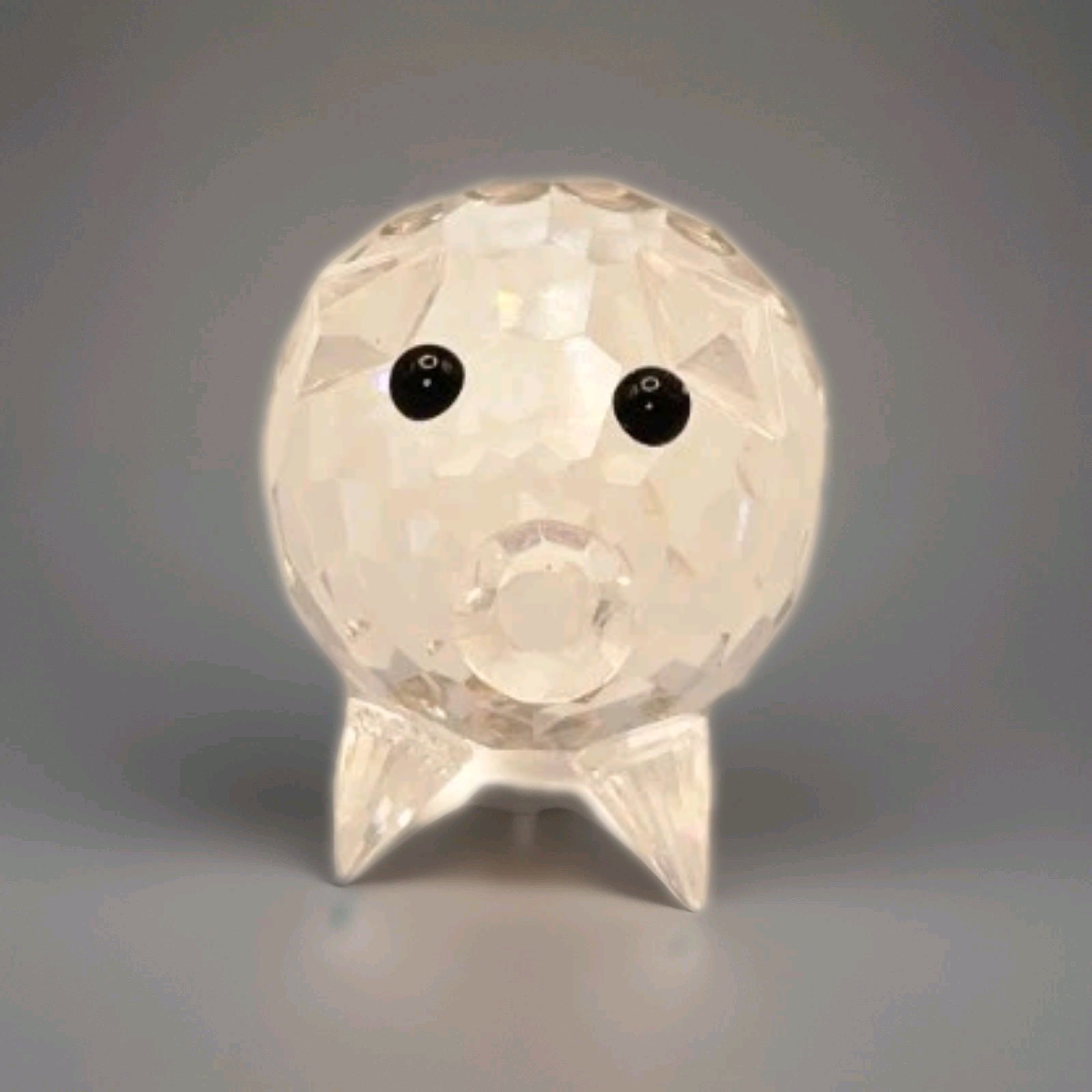 SWAROVSKI CRYSTAL MINI PIG W Logo 'Barnyard Friends Series' RETIRED Vintage 1987