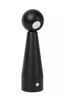 Led Akku Tischlampe Aluminium Schwarz 2700 K 22 Cm Schalter Tischleuchte Modern