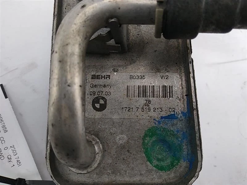 BMW 745i E65 Engine Oil Cooler 4.4L 2003 2004 2005 - Image 2 of 4
