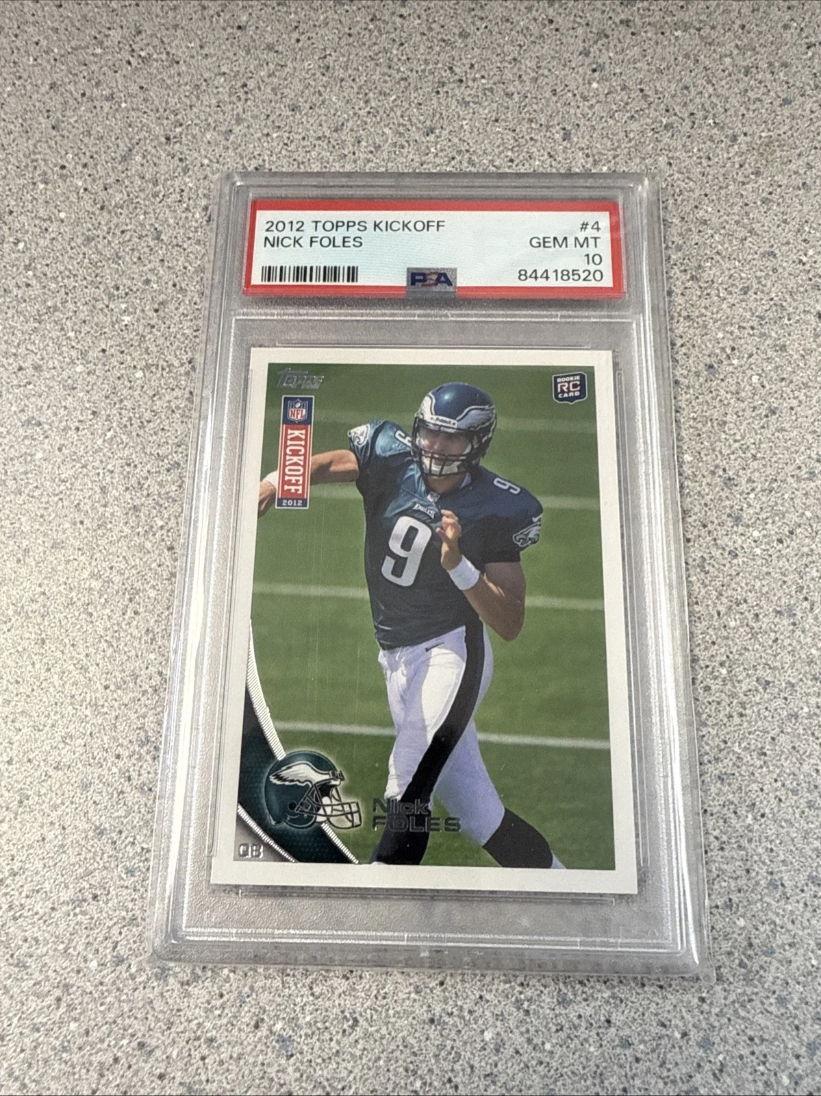 Nick Foles Topps Kickoff #4 Base