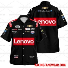 Kyle Busch Nascar 2023 Lenovo Racing Uniform Apparel Clothes Hawaiian Shirt