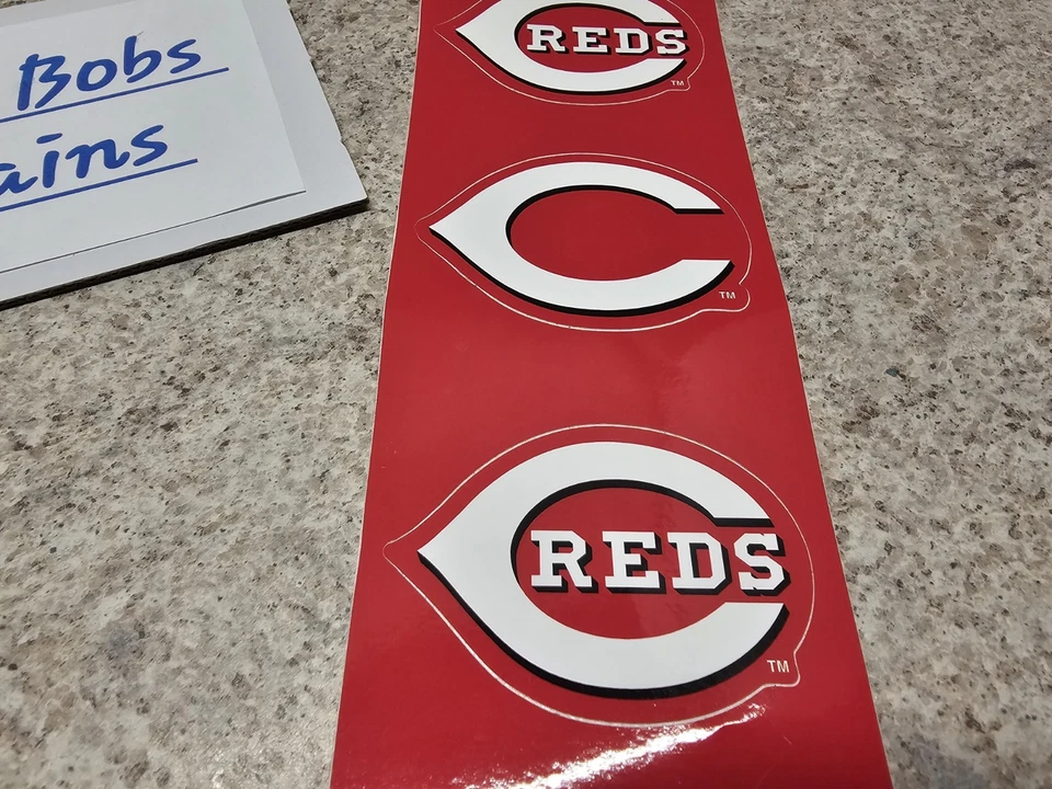 Cincinnati Reds MLB Rico Industries The Quad Stickers - Image 3 of 4
