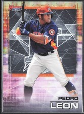 2021 Bowman's Best Pedro Leon #13 Houston Astros Rookie Prospect