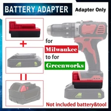 Adapter For Greenworks 24V Battery to For Milwaukee 18V Cordless Power Tools