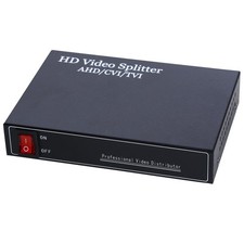 New HD Video Splitter BNC 1 Input 4 Output AHD CVI TVI Amplifier Distributor