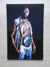 Trick Williams "wrestling" autograph signed 10x15 cm picture