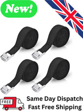 4x Heavy Duty Tie Down Straps 3m Quick Release Lashing Belts for Cargo Vans UK