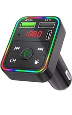 Transmisor de FM Bluetooth V5.0 Para Carro Auto Radio Aux Manos Libres Adaptador