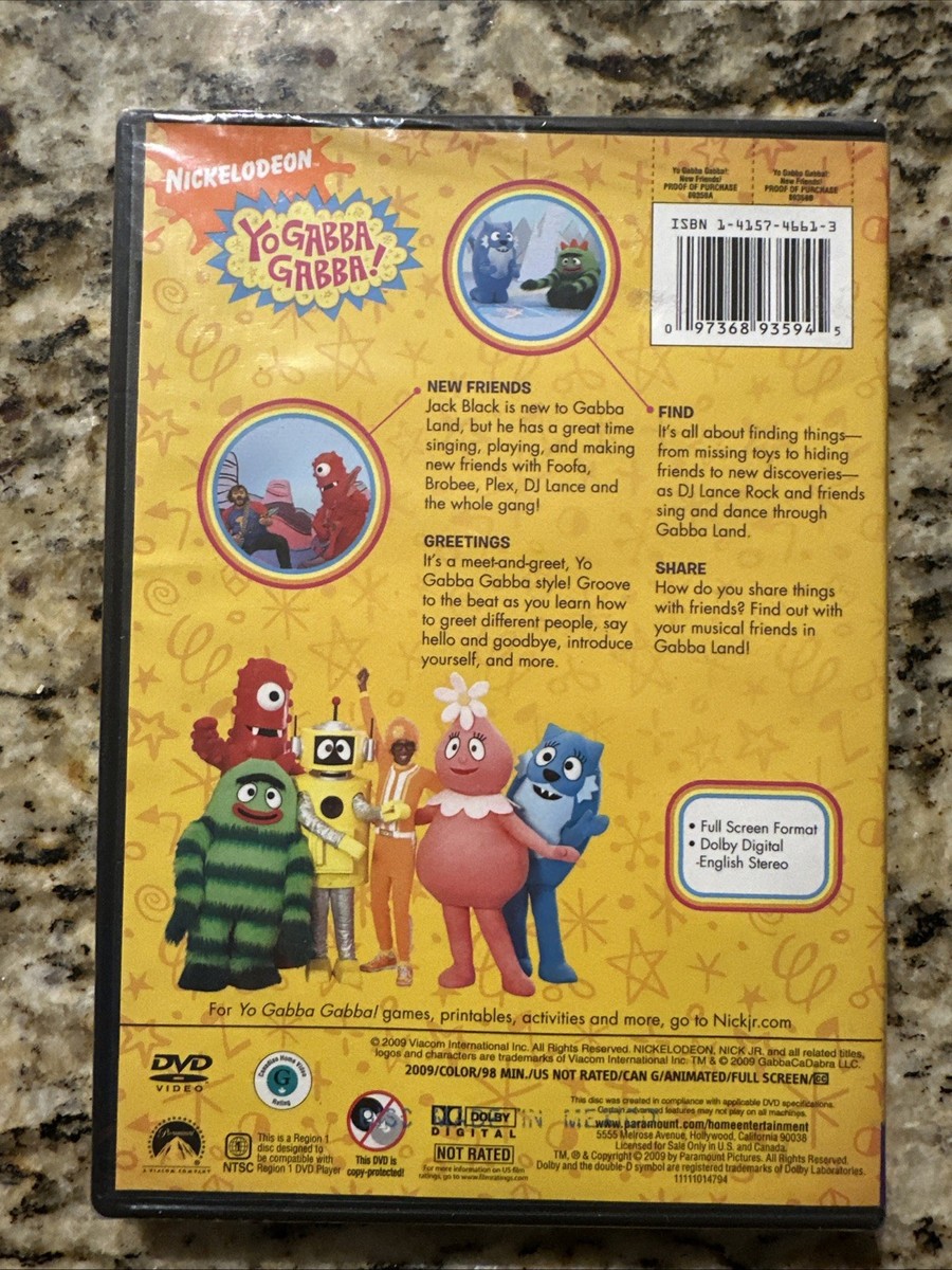 Yo Gabba Gabba - New Friends (DVD, 2009) for sale online | eBay