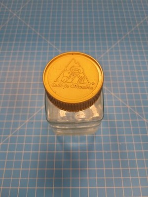 Cafe de Colombia Glass Jar Container Collectible Coffee Storage Kitchen Decor