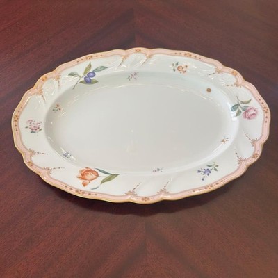 NORITAKE MAISON FLEUR ovaler Teller 36 cm