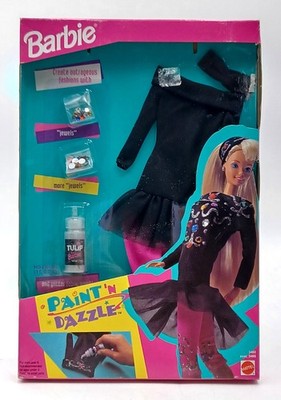 1993 Barbie Paint N Dazzle Moden / Outrageous Fashions / Mattel 3480, NrfB