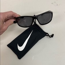 Nike Rabid Wrap Around Black Sunglasses with Storage Sleeve 