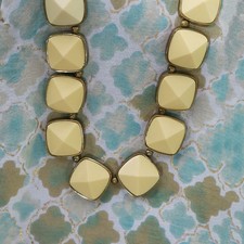QVC Luxe Rachel Zoe Ivory Faceted Peaked Stone Necklace