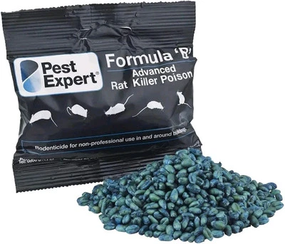 NEXT DAY DELIVERY PEST EXPERT FORMULA B+ RAT / MOUSE POISON EXTRA STRONG 300g