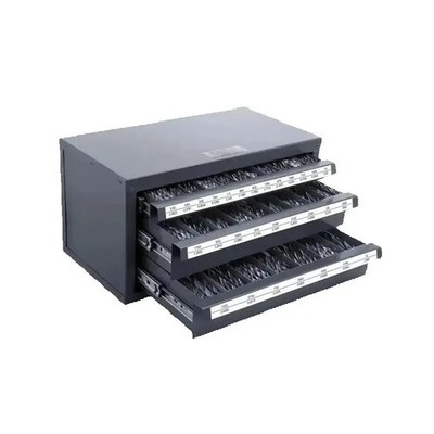 Drill Bit Dispenser Cabinet Three-Drawer Drill Bit Organizer Cabinet Storage