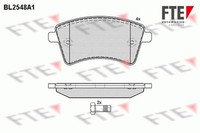 Fte Bremsbelagsatz Scheibenbremse 9010799 FüR Renault Kangoo FW0 2 KW0 Be Bop