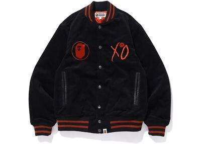BAPE x XO VARSITY JACKET The Weeknd SOLD OUT LIMITED EDITION sz: MEDIUM NEW