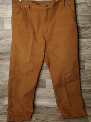 Vtg 80's Carhartt Pants Mens 40x32 Double Knee Made In USA Union